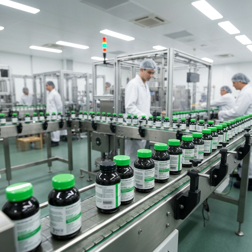 StubFatSupps GLP-1 Support being manufactured in our GMP-certified facility